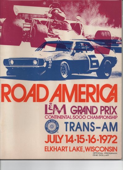 (image for) Road America - 1972 Road America F5000 & Trans Am - Click Image to Close