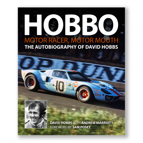 (image for) Hobbo: The Autobiography of David Hobbs-Motor Racer, Motor Mouth - Click Image to Close