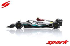 (image for) 1/43 scale Mercedes W13 #44 - Lewis Hamilton 2nd, 2022 French GP