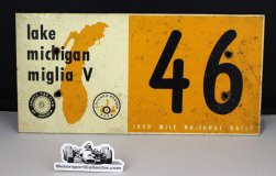 (image for) Lake Michigan Miglia V - 1000 Mil National Rally - Number Plate