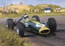 (image for) Jim Clark / Lotus 49 / '67 Dutch GP - GREETING CARDS