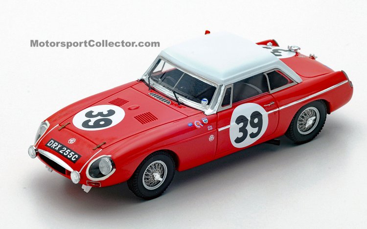 (image for) MG MGB #39 - Hopkirk/Hedges - 11th, Le Mans 1965 - Click Image to Close