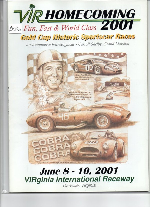 (image for) VIR - 2001 Gold Cup Historic Sportscar Races