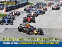 (image for) Autocourse 2023 Grand Prix Calendar