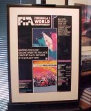 (image for) 1990 FRENCH GRAND PRIX EVENT POSTER - FRAMED