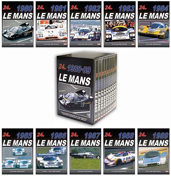 (image for) The LeMans Collection, 1980-1989 - PAL Format DVDs