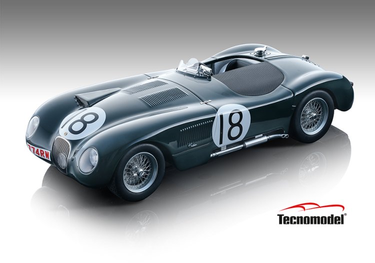 (image for) Jaguar C-Type #18 - Rolt / Hamilton - Team Jaguar Racing - Winner, 24H Le Mans 1953 - Click Image to Close