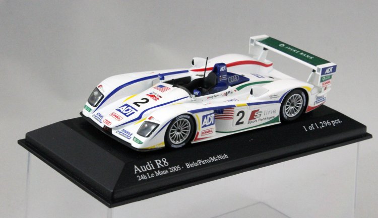 (image for) Audi R8 'Champion' Biela/Pirro/McNish #2 (LeMans 2nd Place 2005) - Click Image to Close