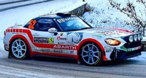 (image for) Abarth 124 Rally RGT#52 -Gobbin/Grimaldi- Rally Monte Carlo 2022