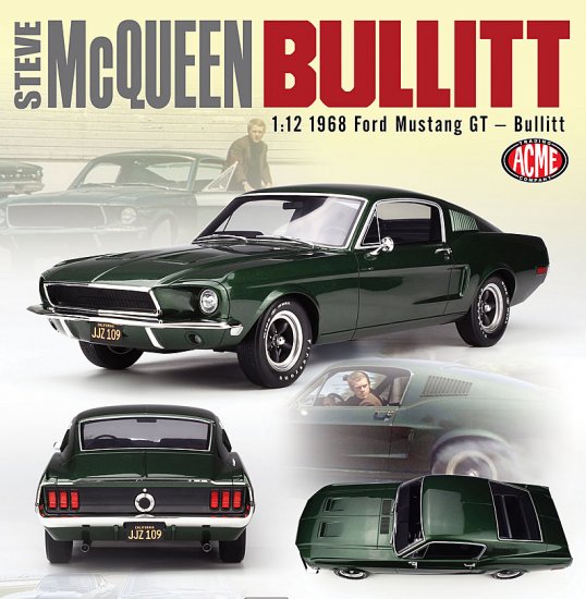 (image for) Steve McQueen Bullitt Mustang - 1968 Ford Mustang GT - Click Image to Close