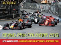 (image for) 2019 Autocourse Grand Prix Calendar