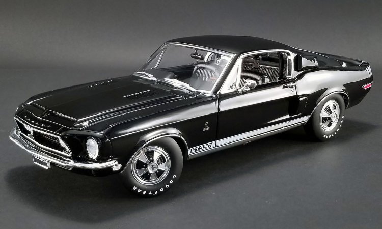 (image for) 1968 Shelby GT350H - Raven Black (1/18 scale) - Click Image to Close