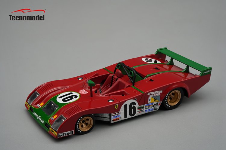 (image for) Ferrari 312 PB #16 - Merzario / Pace - Le Mans 1973 - Click Image to Close