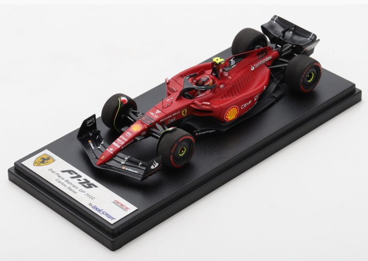 (image for) Ferrari F1-75 #55 - Carlos Sainz, Jr - 2nd, 2022 Bahrain GP - Click Image to Close
