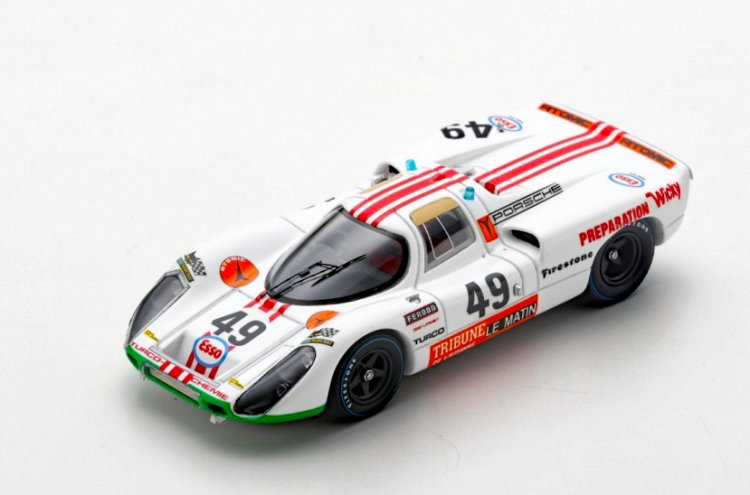 (image for) Porsche 907 #49 - Brun / Mattli - 24h Le Mans 1971 - Click Image to Close