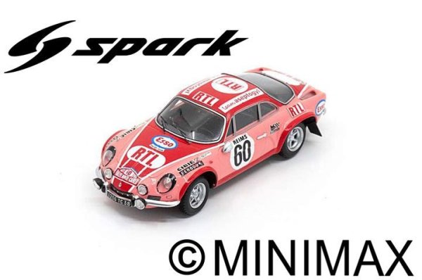 (image for) Alpine A110 1800 #60-Moss-Carlsson/Crelin-1972 Monte Carlo Rally