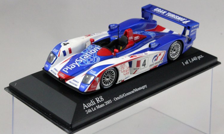 (image for) Audi R8 'Team Oreca' Playstation' #4 (LeMans 4th Place 2005) - Click Image to Close