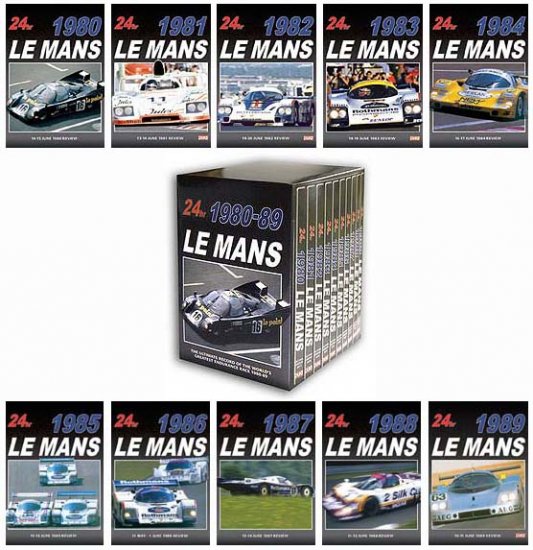 (image for) The LeMans Collection, 1980-1989 - PAL Format DVDs - Click Image to Close