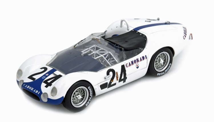(image for) Maserati Tipo 61 #24 - Camoradi - M.Gregory / C.Daigh - 24H Le Mans 1960 - Click Image to Close