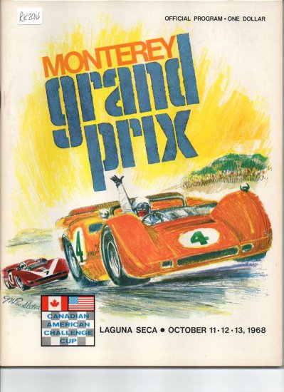 (image for) Laguna Seca - 1968 Monterey Grand Prix - Click Image to Close