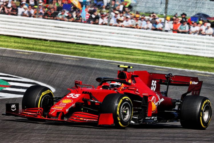 (image for) Scuderia Ferrari SF21 #55 - Carlos Sainz, Jr - 2021 British GP - Click Image to Close