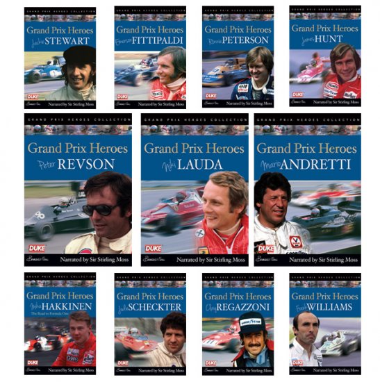(image for) Grand Prix Heroes Collection - Set of 11 DVDs - Click Image to Close
