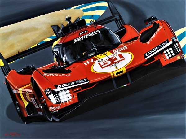 (image for) "Victory for the Prancing Horse" by Colin Carter - Giclee on Canvas