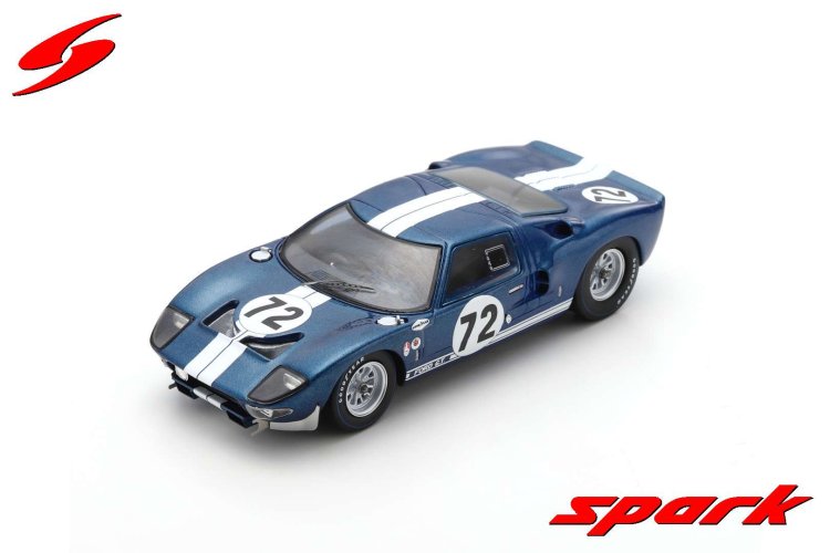 (image for) Ford GT40 #72 - Bondurant / Ginther - 3rd, 2000km Daytona 1965 - Click Image to Close