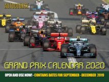 (image for) Autocourse 2020 Grand Prix Calendar