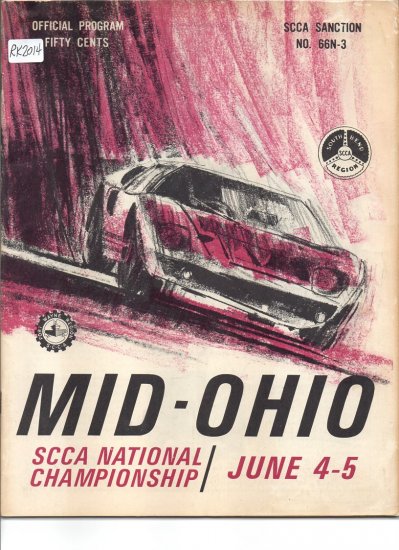 (image for) Mid Ohio - SCCA National Championship, June 4-5, 1966 - Click Image to Close