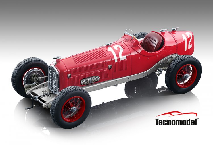 (image for) Alfa Romeo P3 Tipo B #12 - Nuvolari, Winner, 1932 French GP - Click Image to Close