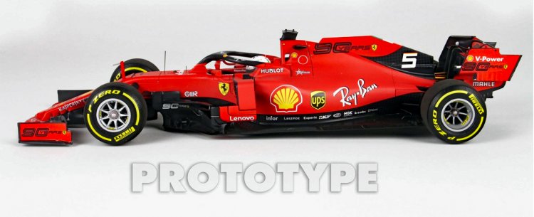 (image for) Ferrari SF90 #5 - Sebastian Vettel - 2019 Belgian GP - Click Image to Close