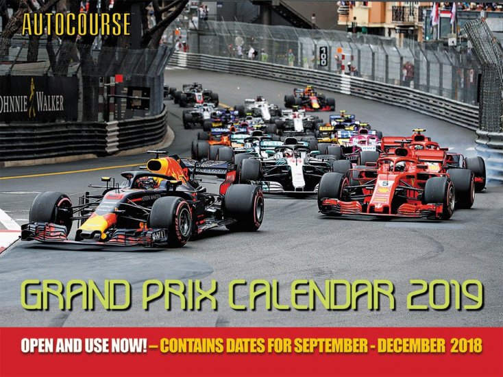 (image for) 2019 Autocourse Grand Prix Calendar - Click Image to Close