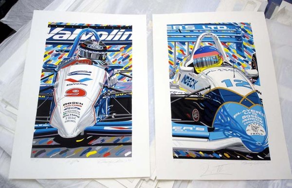 (image for) Robby Gordon / Jacques Villeneuve - Matched AP Set