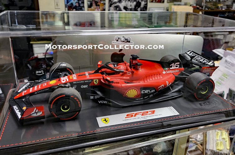 (image for) Ferrari SF-23 #16 Charles Leclerc / 2023 Bahrain GP - Limited Edition of 200 - Click Image to Close