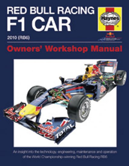 (image for) Red Bull Racing F1 Car Owners' Workshop Manual - Click Image to Close