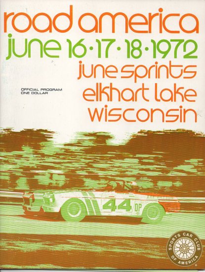 (image for) Road America - 1972 June Sprints - Click Image to Close