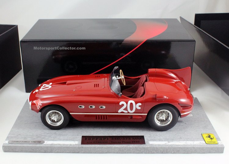 (image for) Ferrari 340/375 MM #20c (s/n0286) AM #20 - Carroll Shelby - Click Image to Close