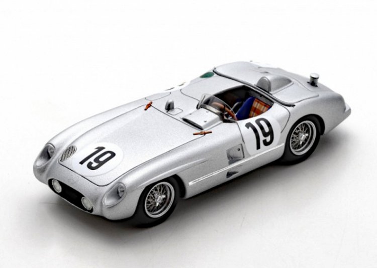 (image for) Mercedes-Benz 300 SLR #19 - Fangio / Moss - 24h Le Mans 1955 - Click Image to Close