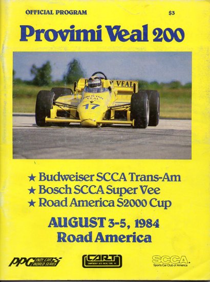 (image for) Road America - 1984 Provimi Veal 200 - CART - Click Image to Close