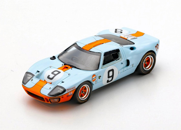 (image for) Ford GT 40 #9 - Winner, 24h Le Mans 1968 - Click Image to Close