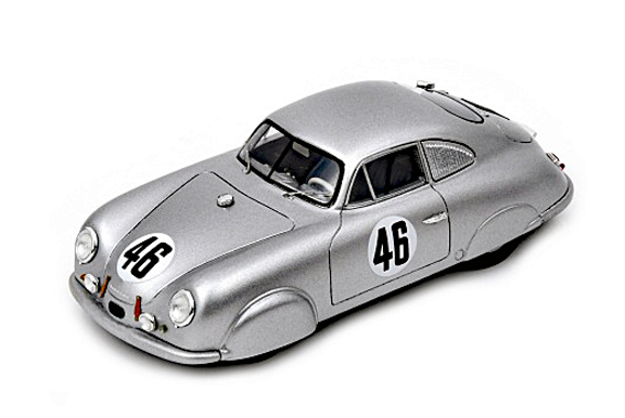 (image for) Porsche 356 #46 - Vauillet / Mouche - 1100cc Class Winner Le Mans 1951- First Le Mans Win for Porsche - Click Image to Close