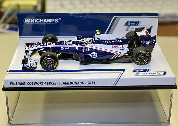 (image for) AT&T Wiliams Cosworth FW33 - Pastor Maldonado 2011 - Click Image to Close