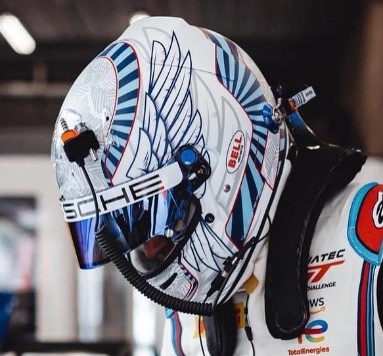 (image for) 1/5 Helmet - Michael Christensen - Spa 24H 2022 - Click Image to Close