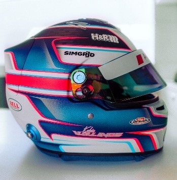 (image for) 1/5 Helmet - Kelvin van der Linde - Winner, Nurburgring 24h 2022