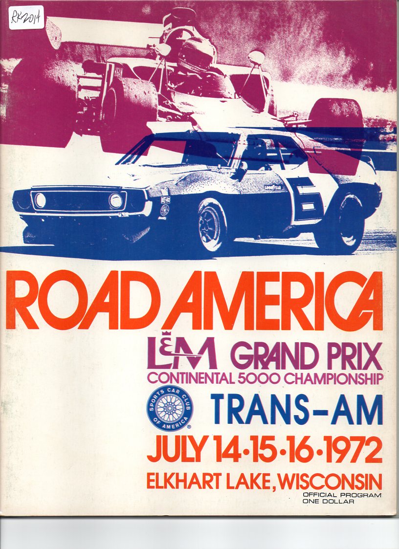 (image for) Road America - 1972 Road America F5000 & Trans Am