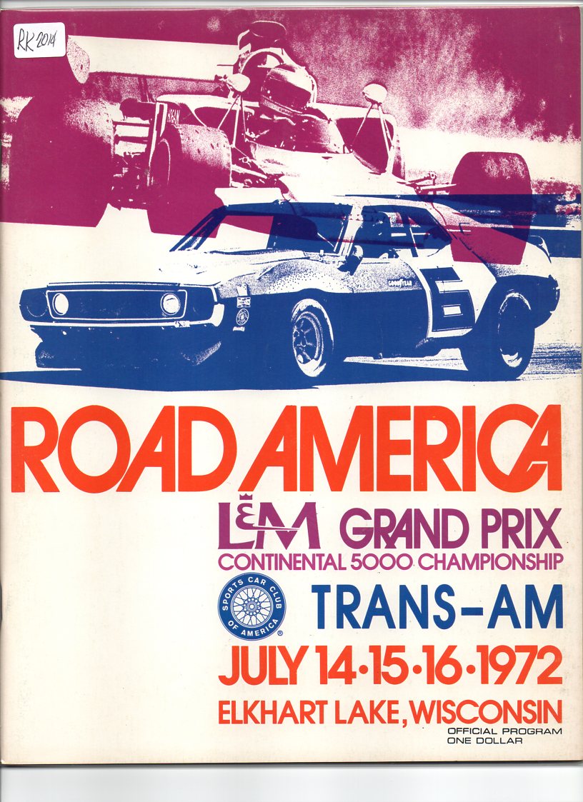 (image for) Road America - 1972 Road America F5000 & Trans Am