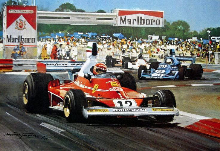 (image for) Niki Lauda - Ferrari 312T - 1975 French Grand Prix - Click Image to Close