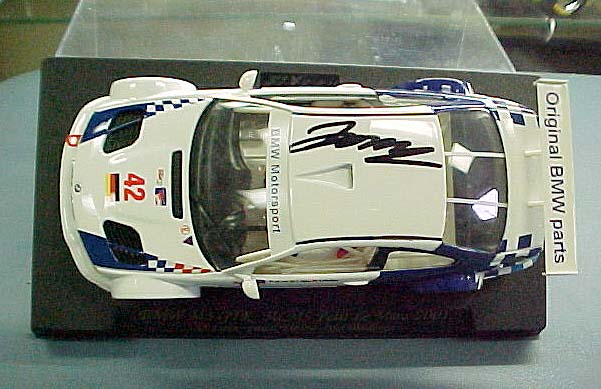 (image for) BMW M3 GTR - Petit Le Mans 2001 - Autographed by JJ Lehto - Click Image to Close
