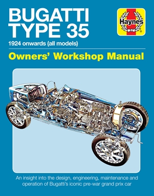 (image for) Bugatti Type 35 Owners' Workshop Manual - Click Image to Close